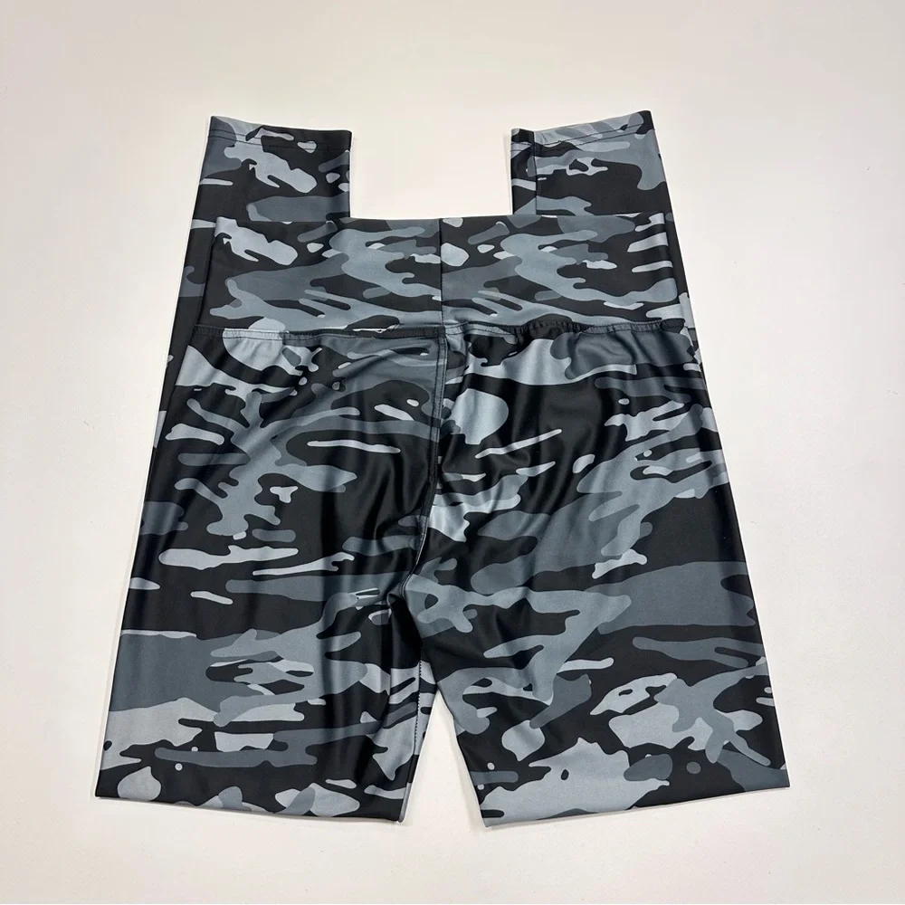 NFL Team Apparel Minnesota Vikings Black Gray Camo Athletic Leggings Size XXL